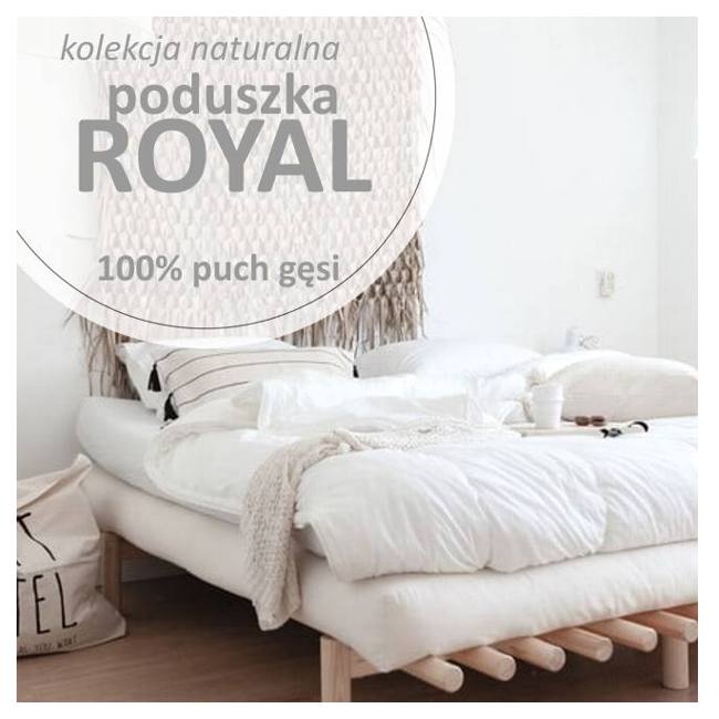 Poduszka z puchu gęsiego 100% ROYAL - KolorowychSnow.pl